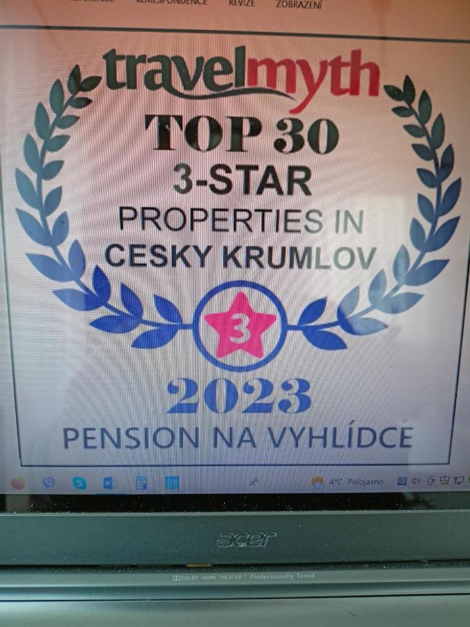 Hotel Pension Na Vyhlídce Český Krumlov Exterior foto